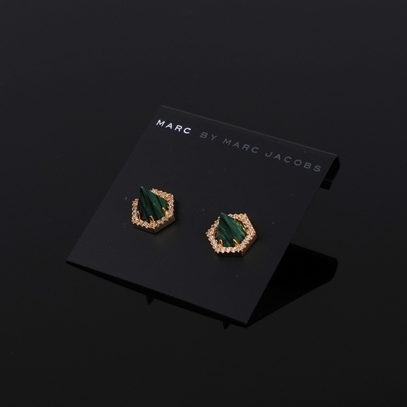 Marc Jacobs Green/Gold Earrings - Picture 2 of 5